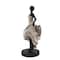 14.25" Black & Silver Dancer Decorative Sculpture